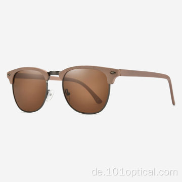 Square Clubmaster Damen- und Herrensonnenbrille